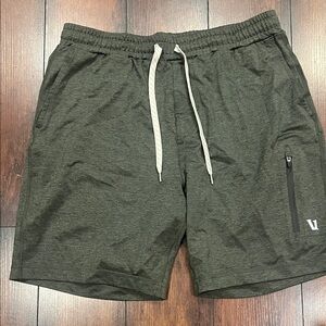 Vuori Men's Dark Green Athletic Shorts